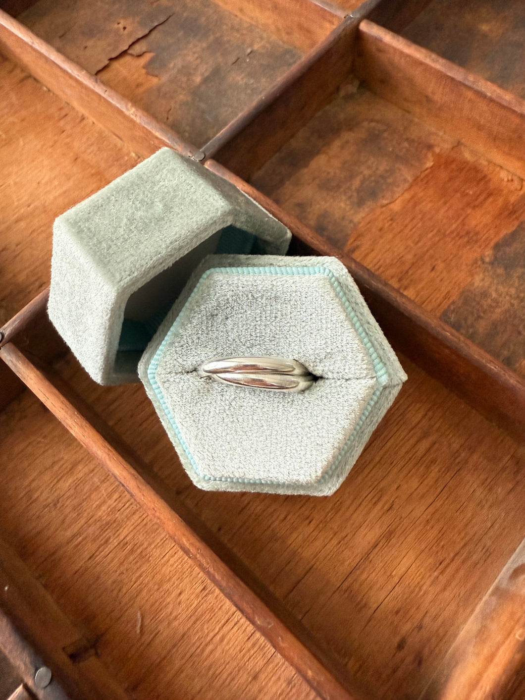 Sterling Silver Rolling Ring